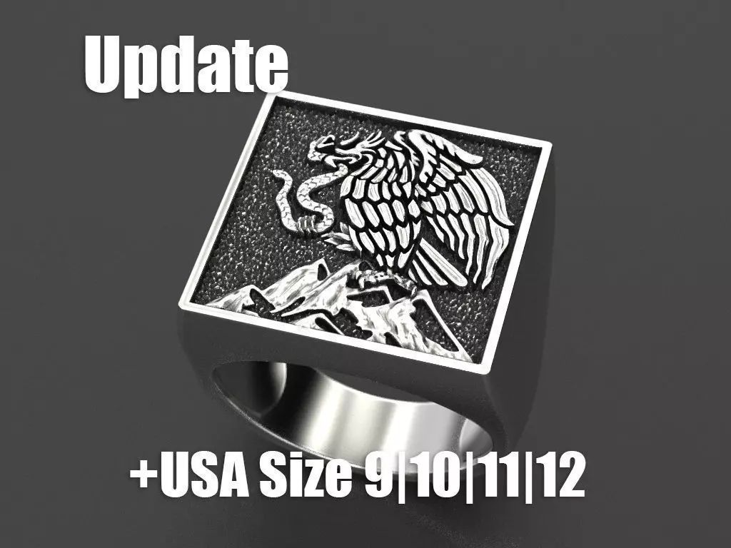 Man ring 3D print model_0