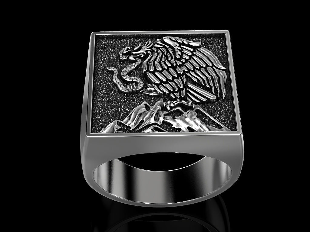 Man ring 3D print model_8