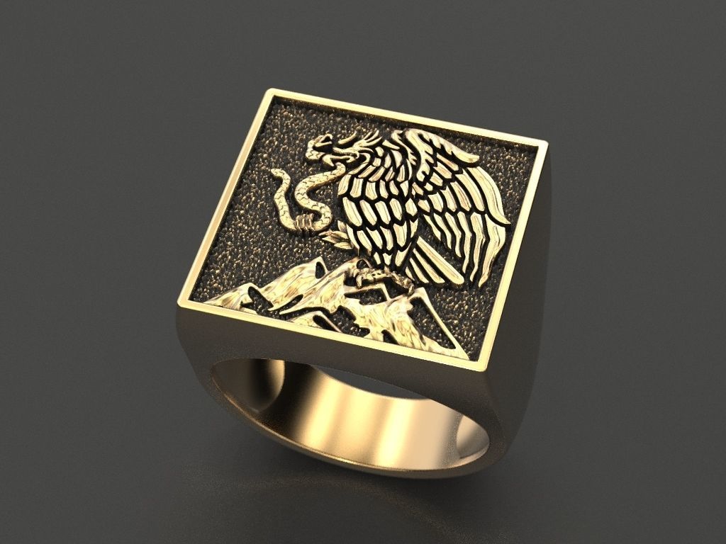 Man ring 3D print model_5