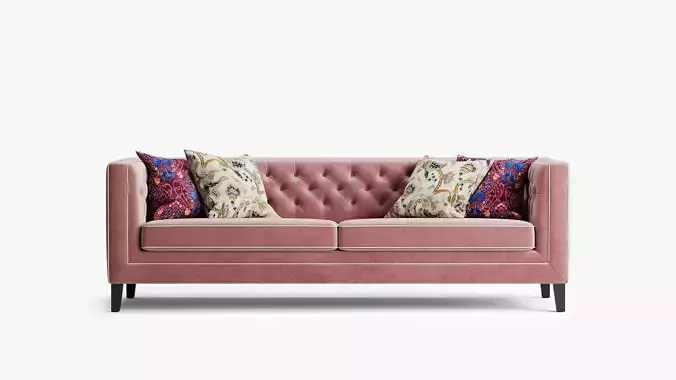 Sofa Pinkslip B 3D model 5
