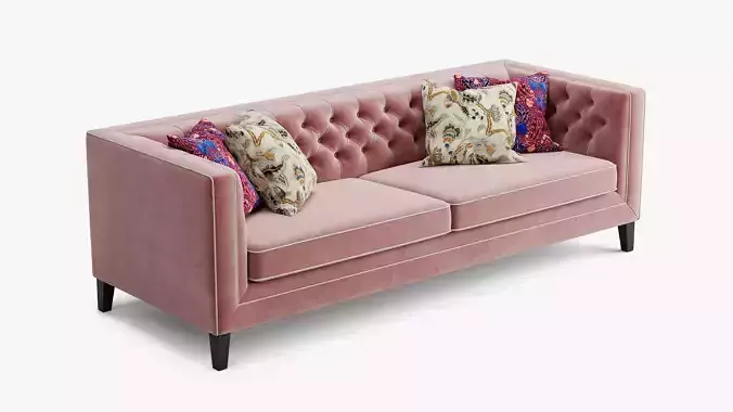 Sofa Pinkslip B 3D model 3