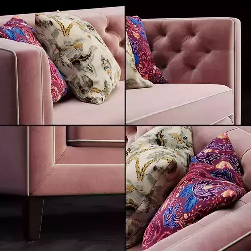 Sofa Pinkslip B 3D model 2