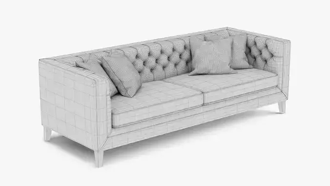 Sofa Pinkslip B 3D model 4