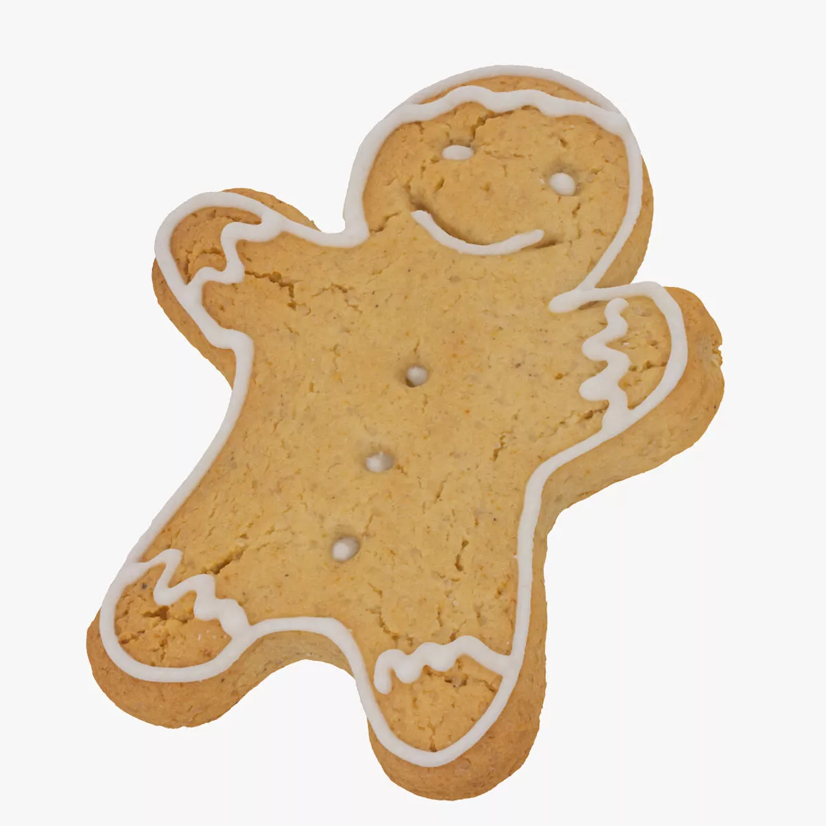 Gingerbread Man Cookie 02 RAW Scan 3D model