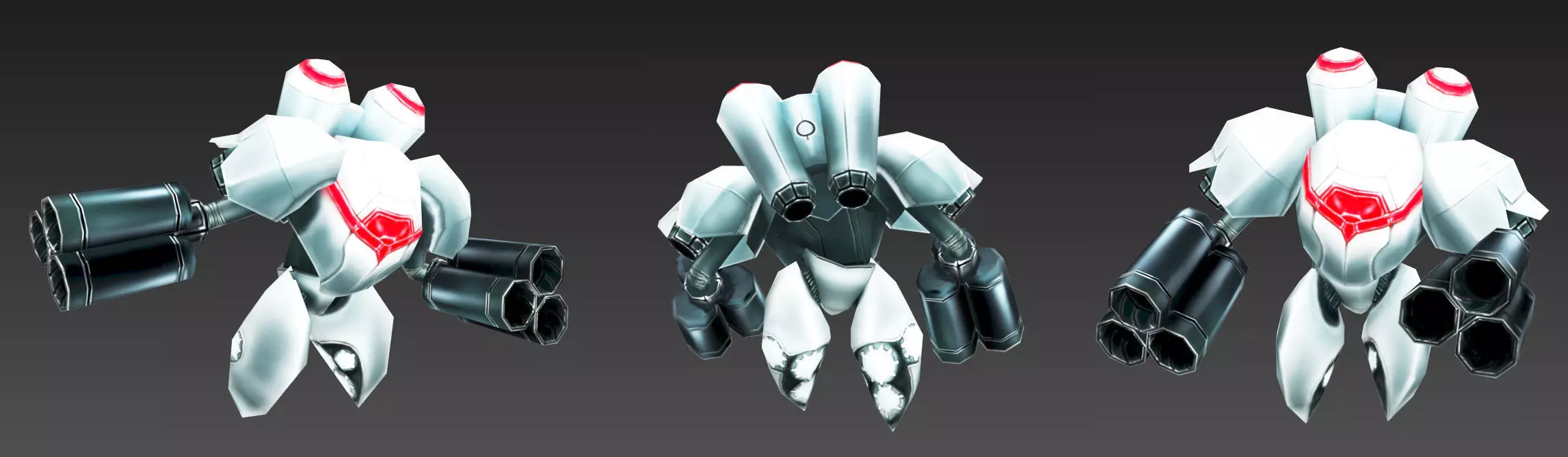 ROBOTS COMANDO Low-poly 3D model_0