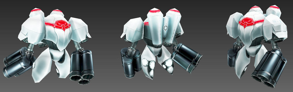 ROBOTS COMANDO Low-poly 3D model_1