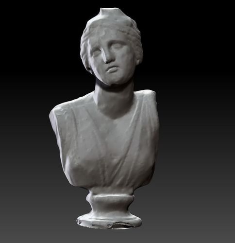 Statue bust of aphrodite 3D print model
