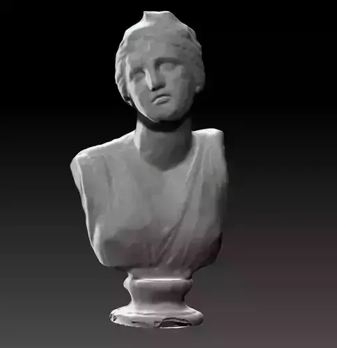 Statue bust of aphrodite 3D print model
