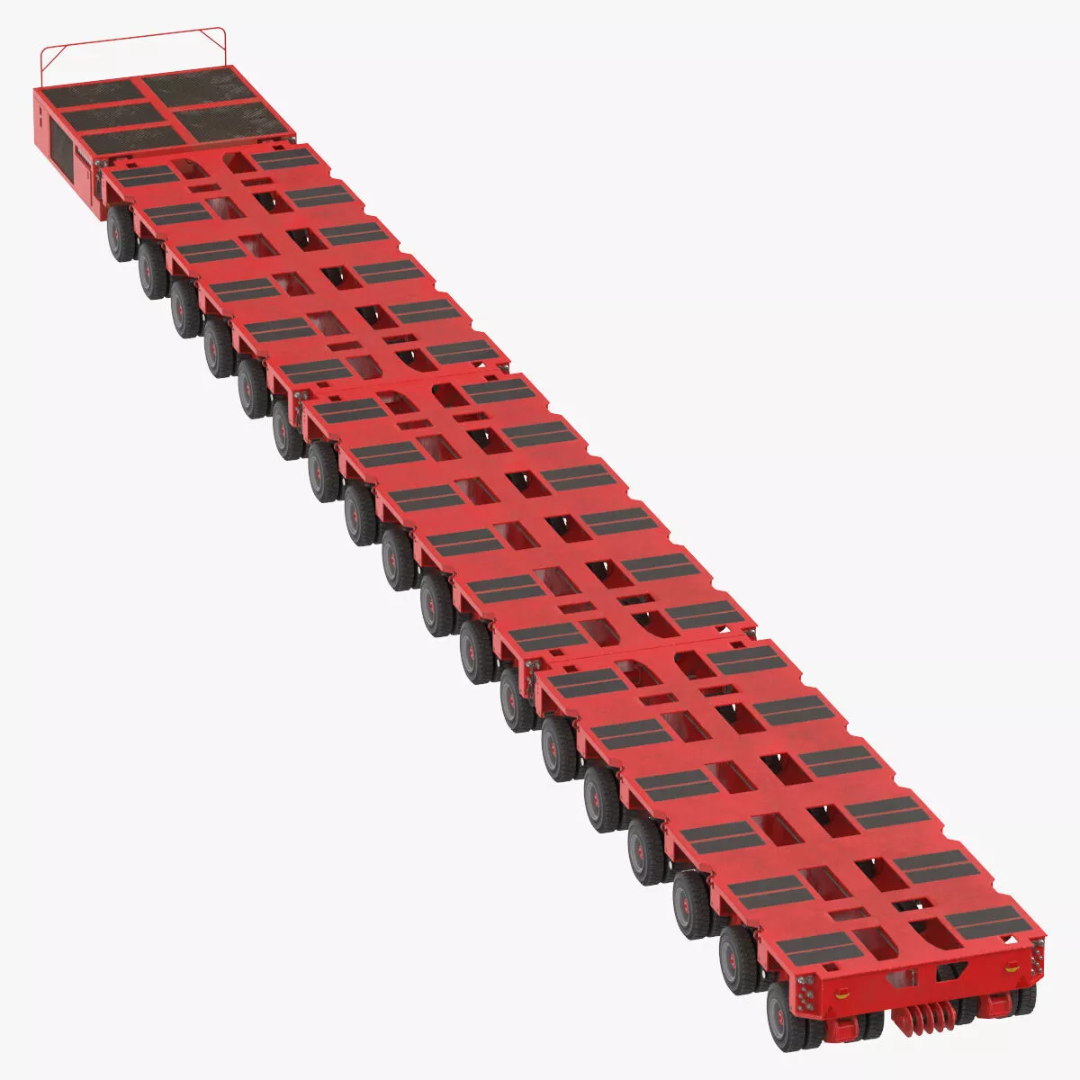 18 Axle Lines Modular Transporter Goldhofer 3D model