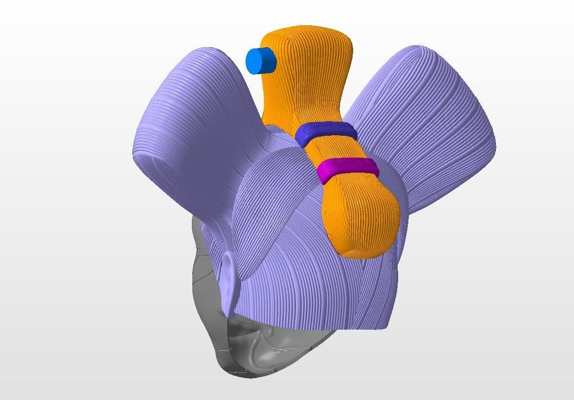 Animatronic Geisha head 3D print model_4