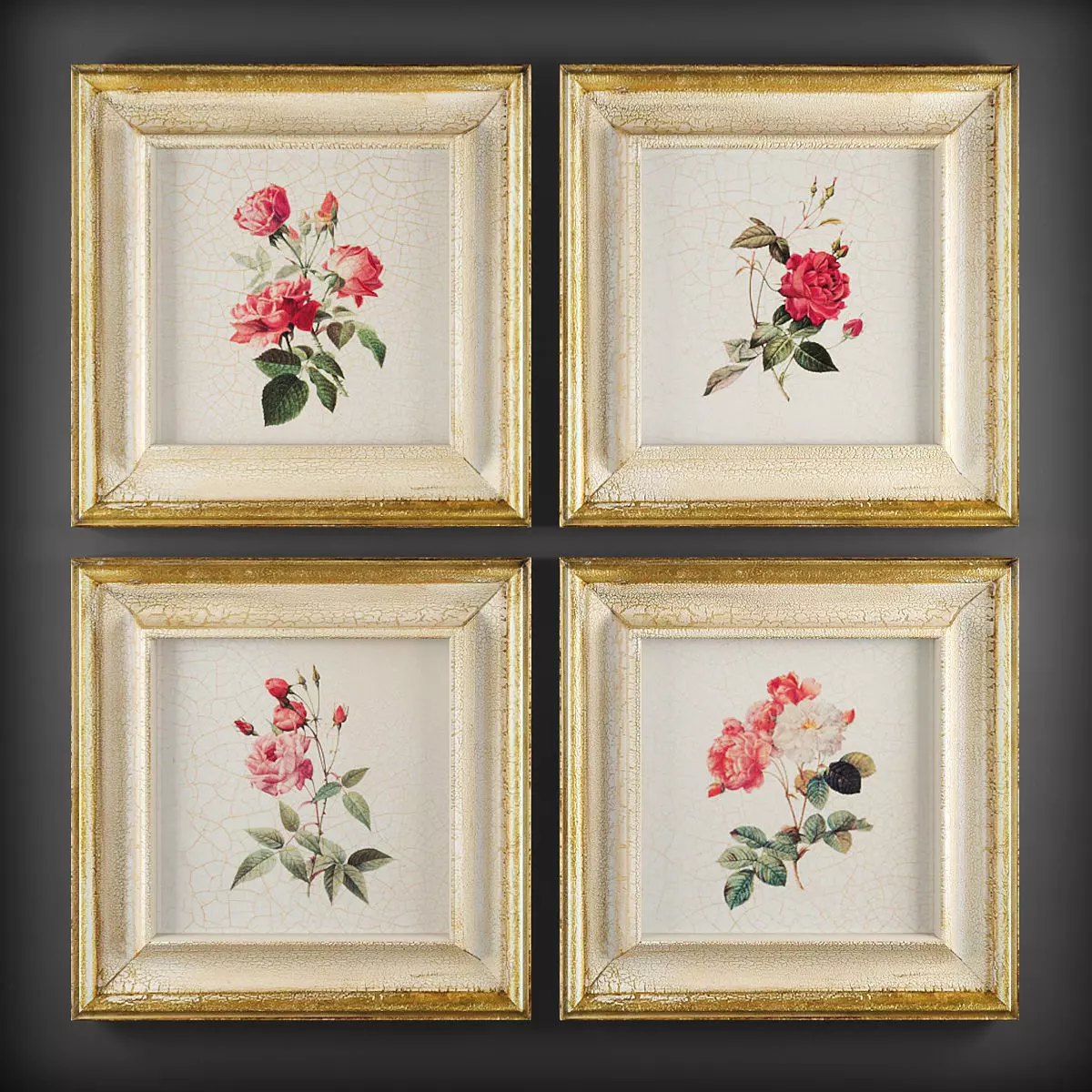 Picture Frames Low-poly 3D model_0