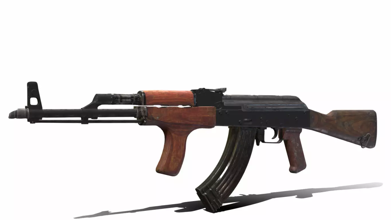 AKM AIM Low-poly 3D model