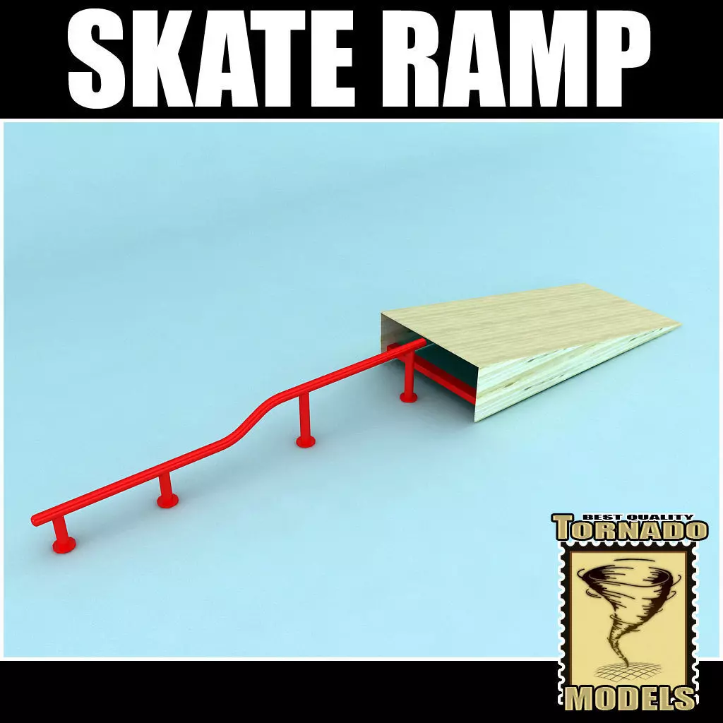 Skate Ramp 3D model