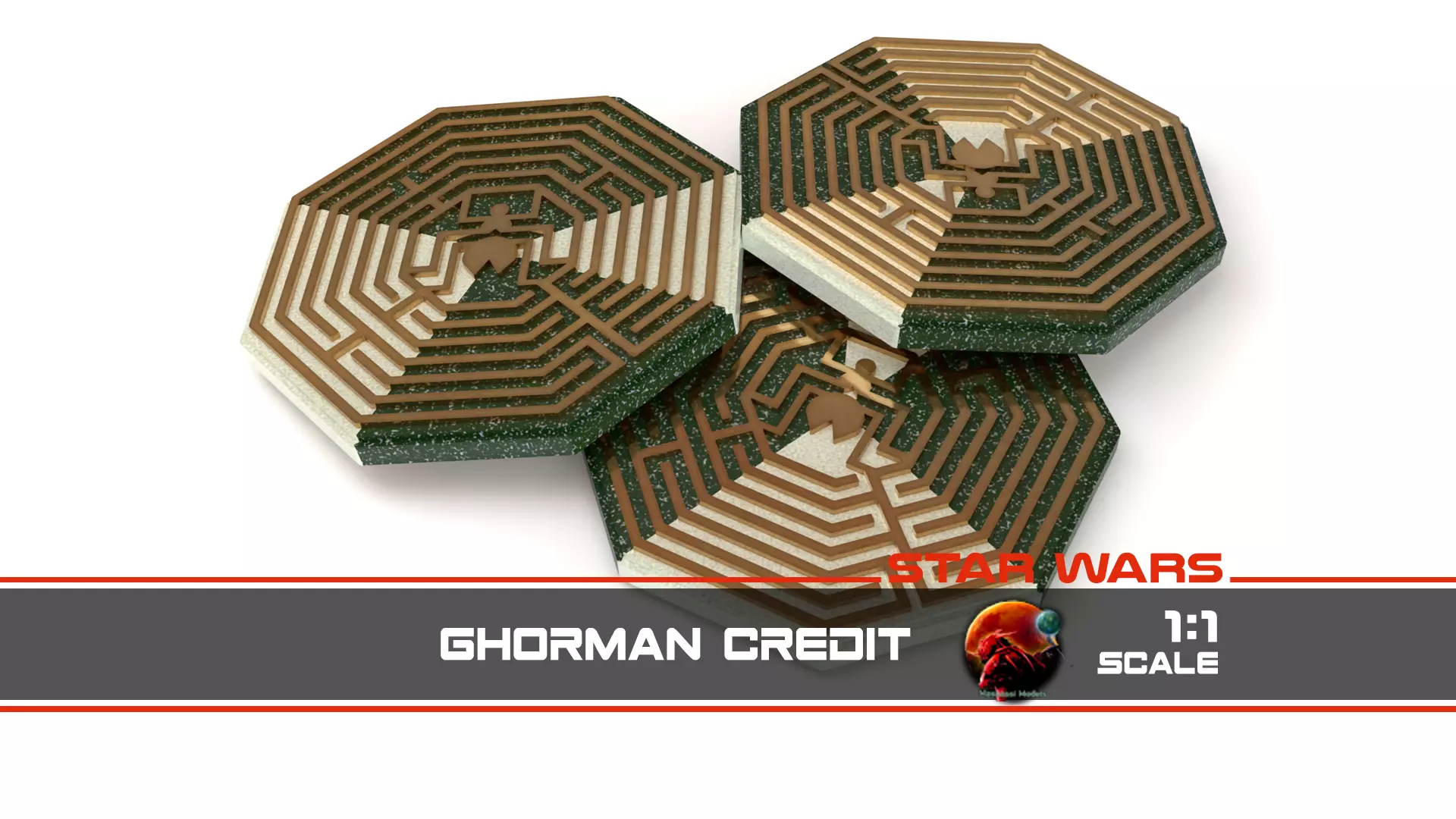 Ghorman Credit 1-1 scale 3D print model