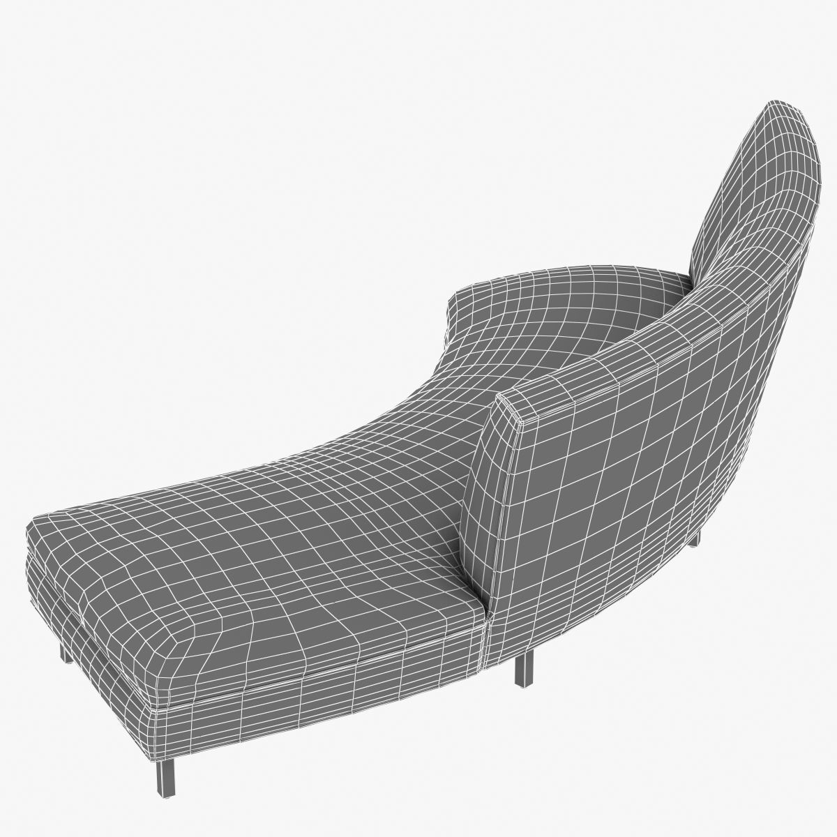 Mithchell Gold and Bob Williams SOFIA RIGHT SIDE CHAISE 3D model_8