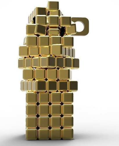 crazy cubes pendant 3D print model