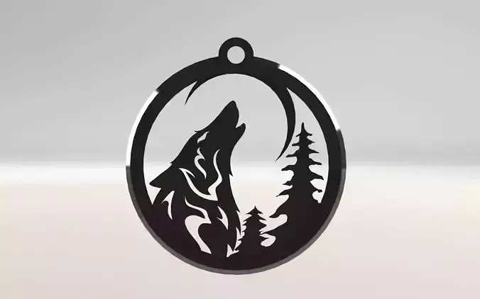Wolf Keychains