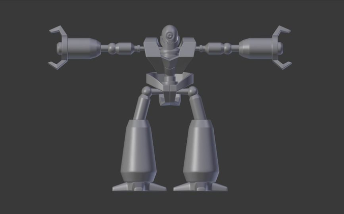 Robot Free low-poly 3D model