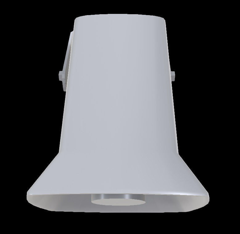 Megaphone loudspeaker Low-poly 3D model_3