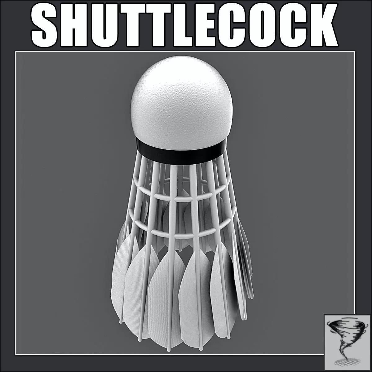 Shuttlecock 3D model