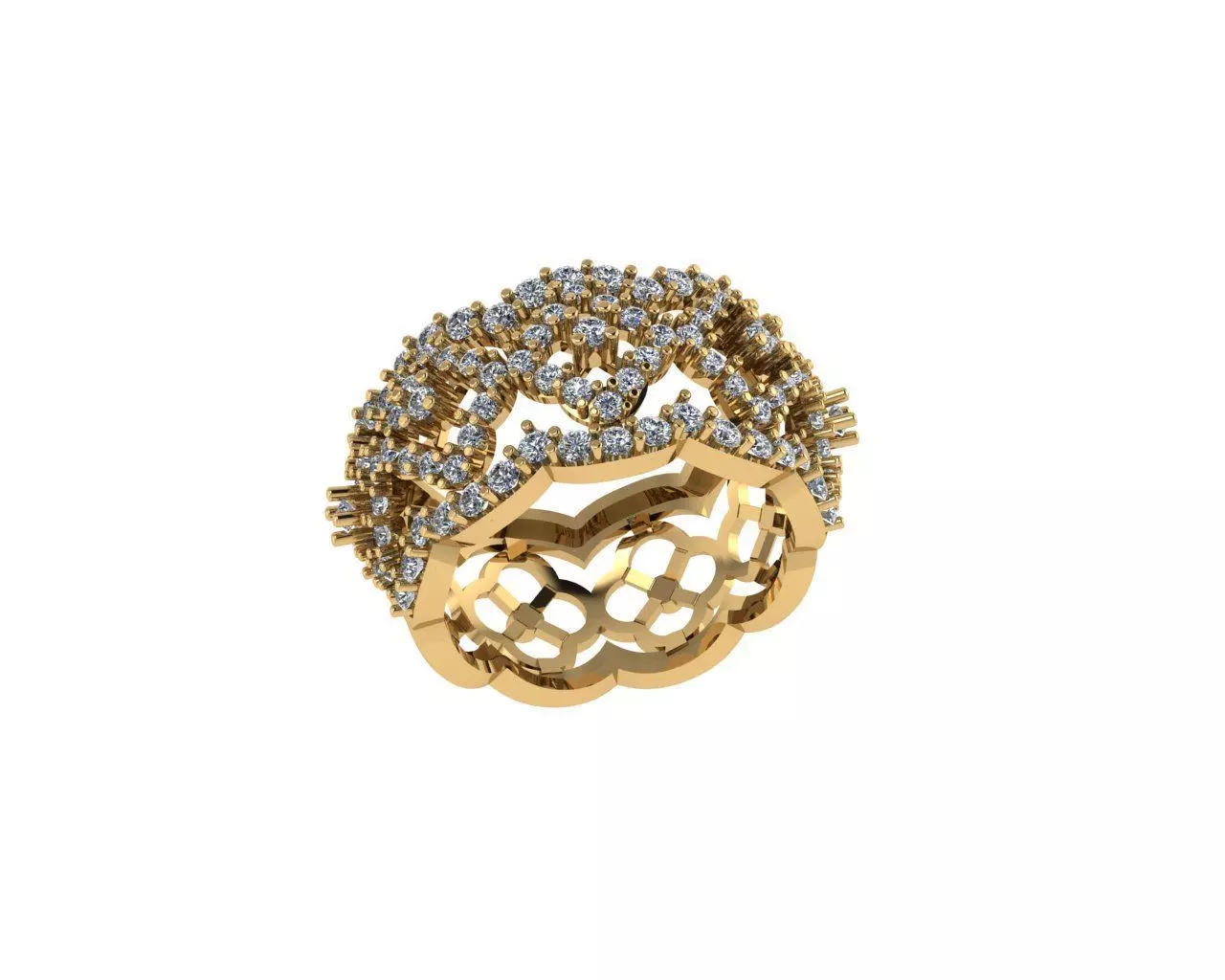 Rings 3D print model