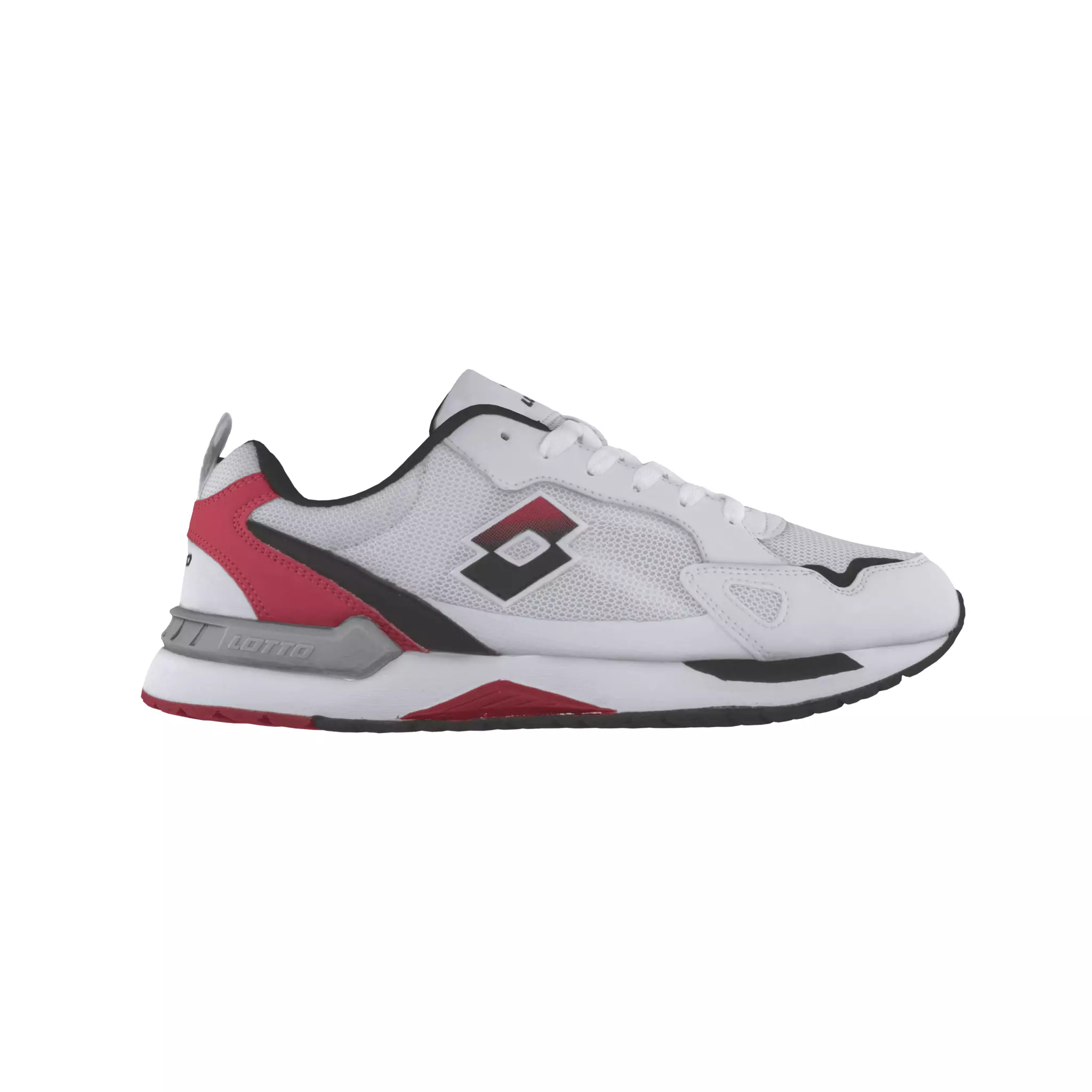 Lotto Brighton 3FX White Black Red Low-poly 3D model
