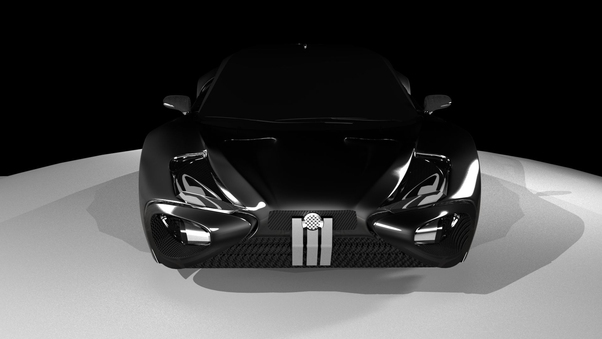 ROYAL-17 bugatti veyron wallpaper Free low-poly 3D model_9