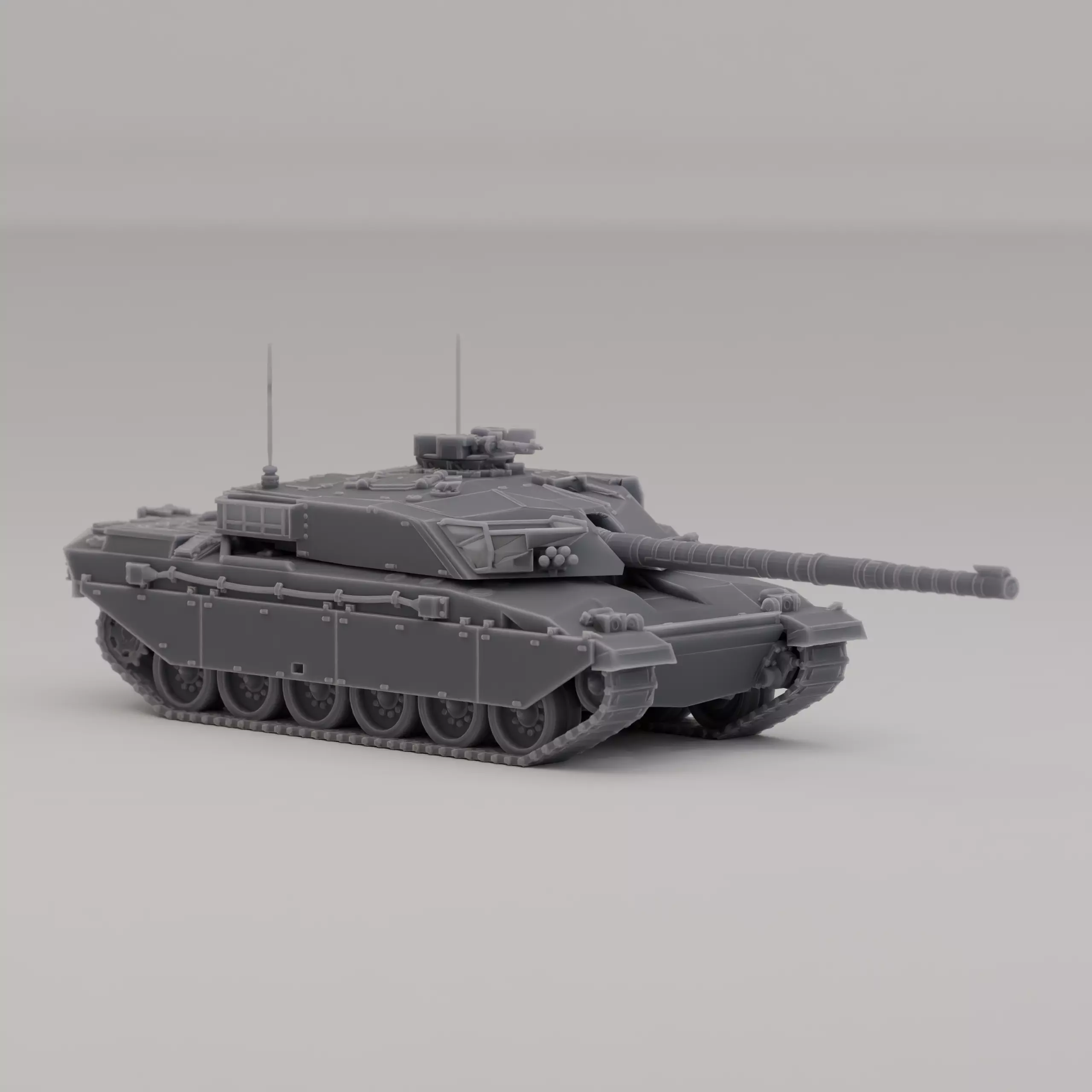 Challenger 1 MBT United Kingdom Cold War 1983 3D print model