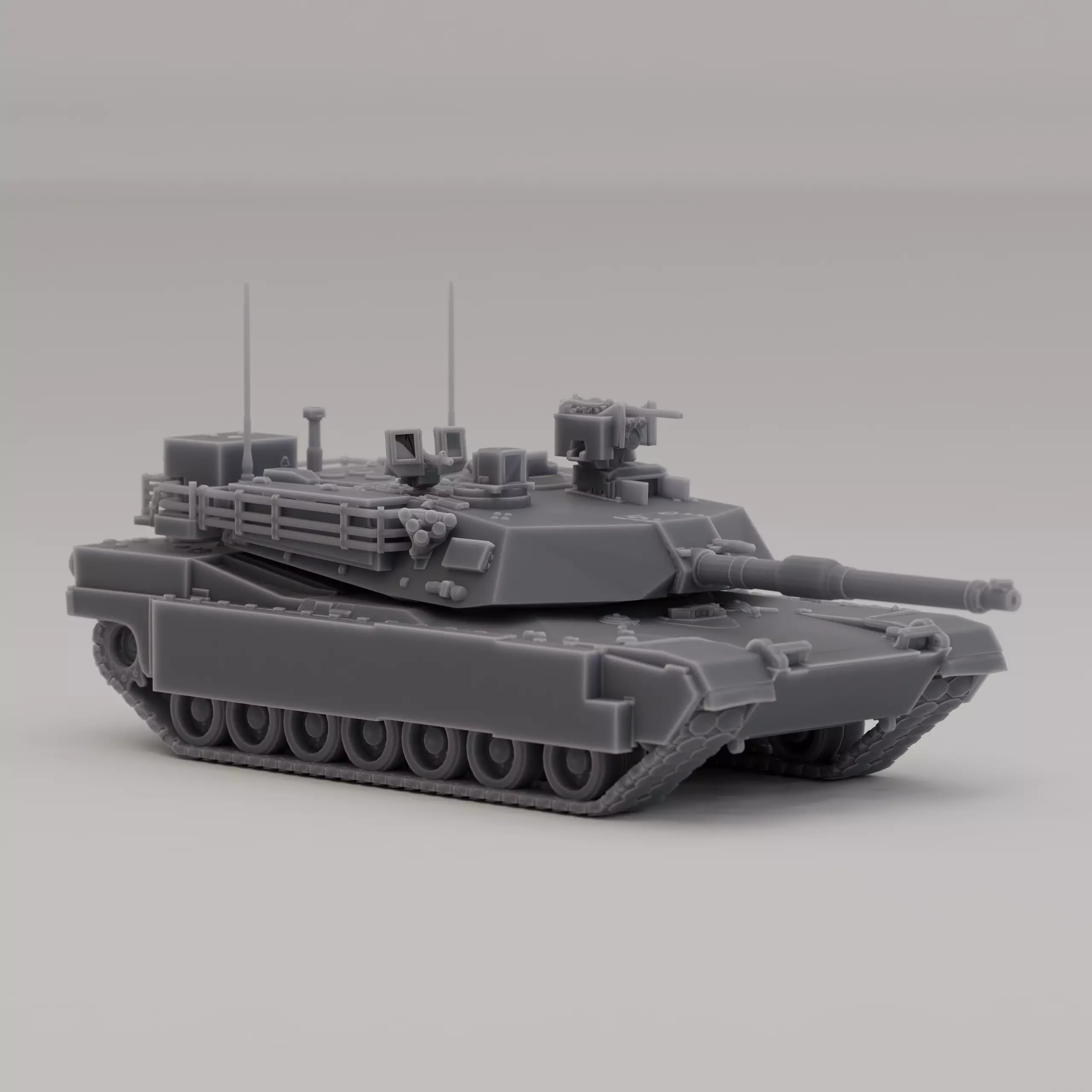 M1A1 Abrams MBT United States Cold War 1985 Free 3D print model