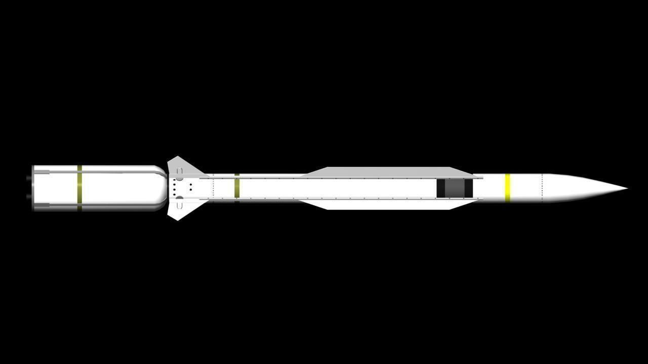 RIM-174 Standard SM-6 missile 3D model_7