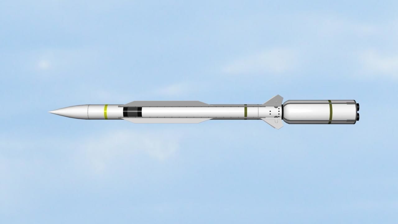 RIM-174 Standard SM-6 missile 3D model_4