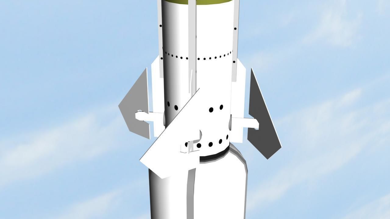RIM-174 Standard SM-6 missile 3D model_2