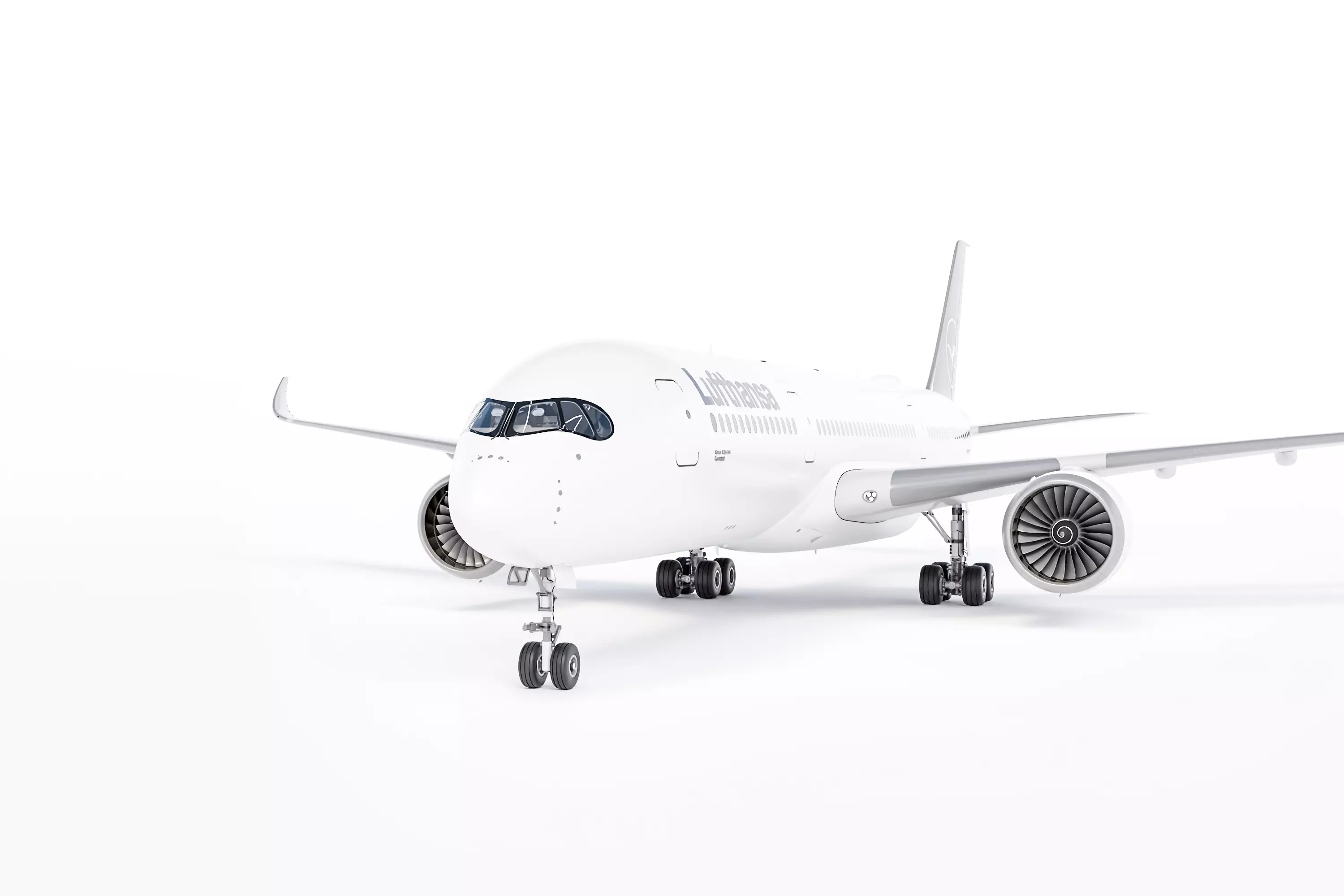 Airbus A350-900 Lufthansa 3D model