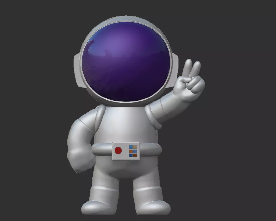 Decorative Astronaut 3D print model