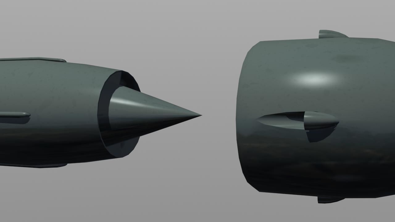 Brahmos Anti-Ship Missile 3D model_5