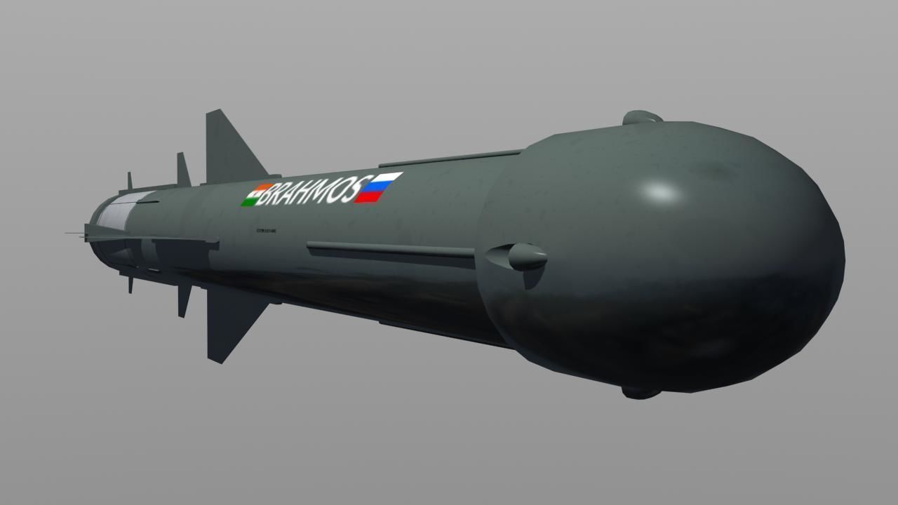 Brahmos Anti-Ship Missile 3D model_3