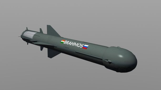 Brahmos Anti-Ship Missile 3D model