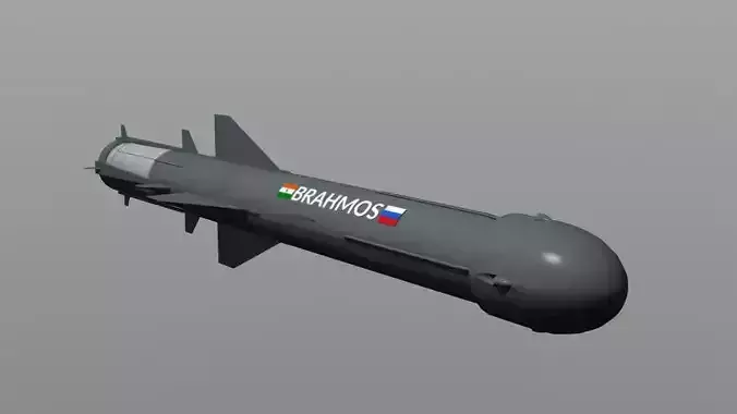 Brahmos Anti-Ship Missile 3D model