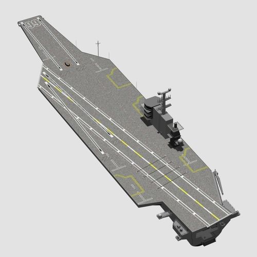 Generic US Aircraft Carrier 3D model