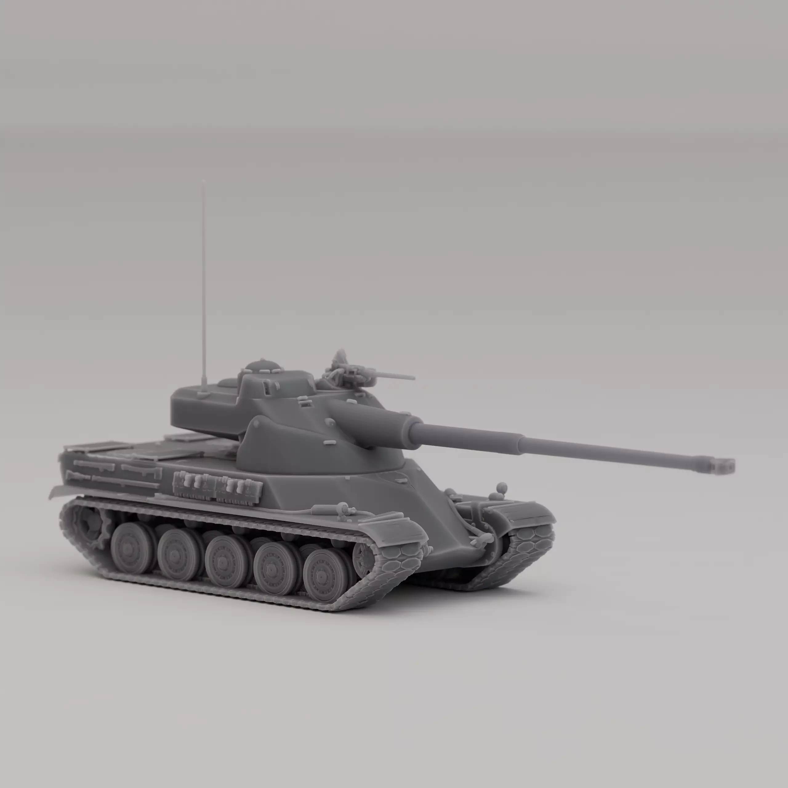 AMX 50 Surblinde HT France Cold War 1954 3D print model