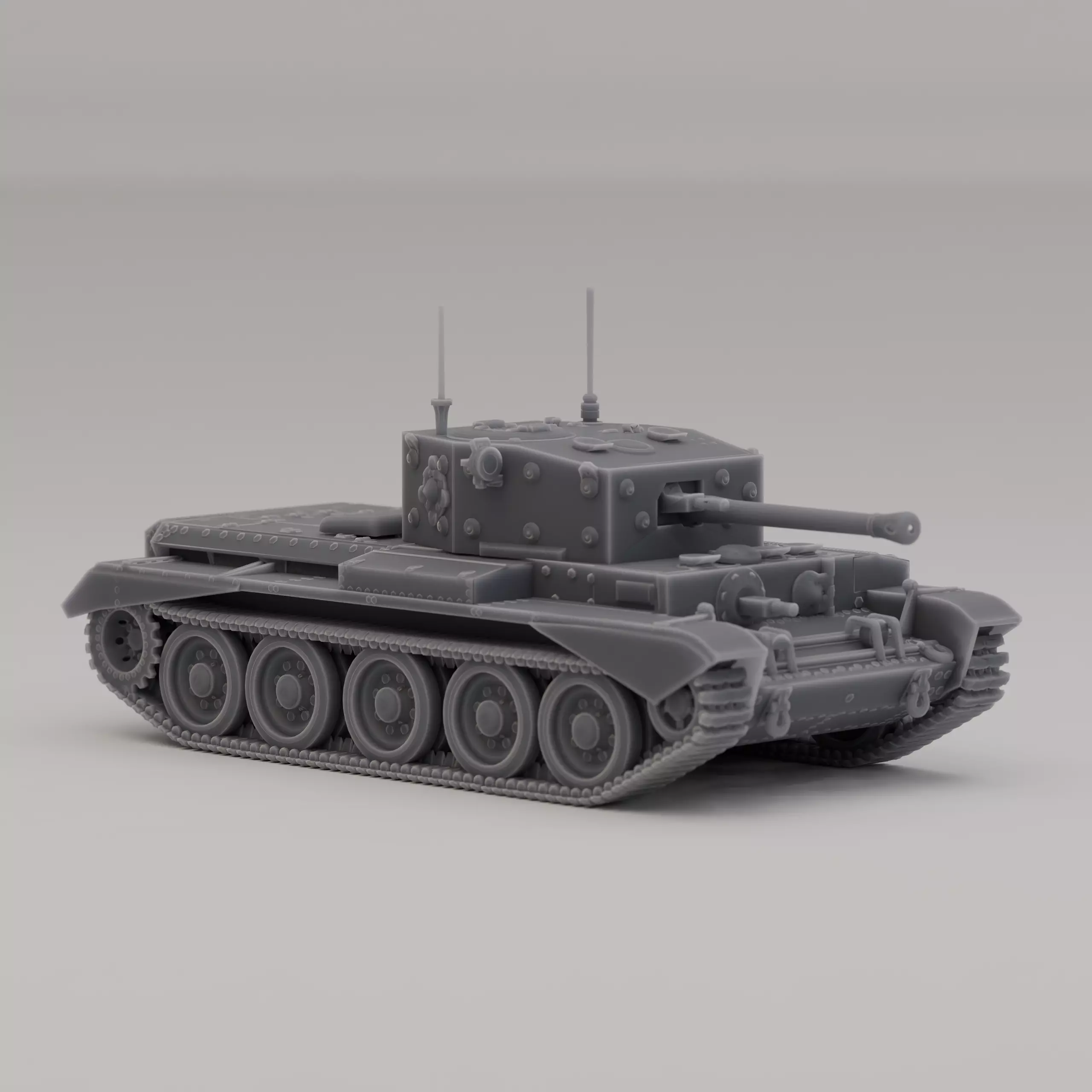 Cromwell Mk IV MT United Kingdom WWII 1943 3D print model