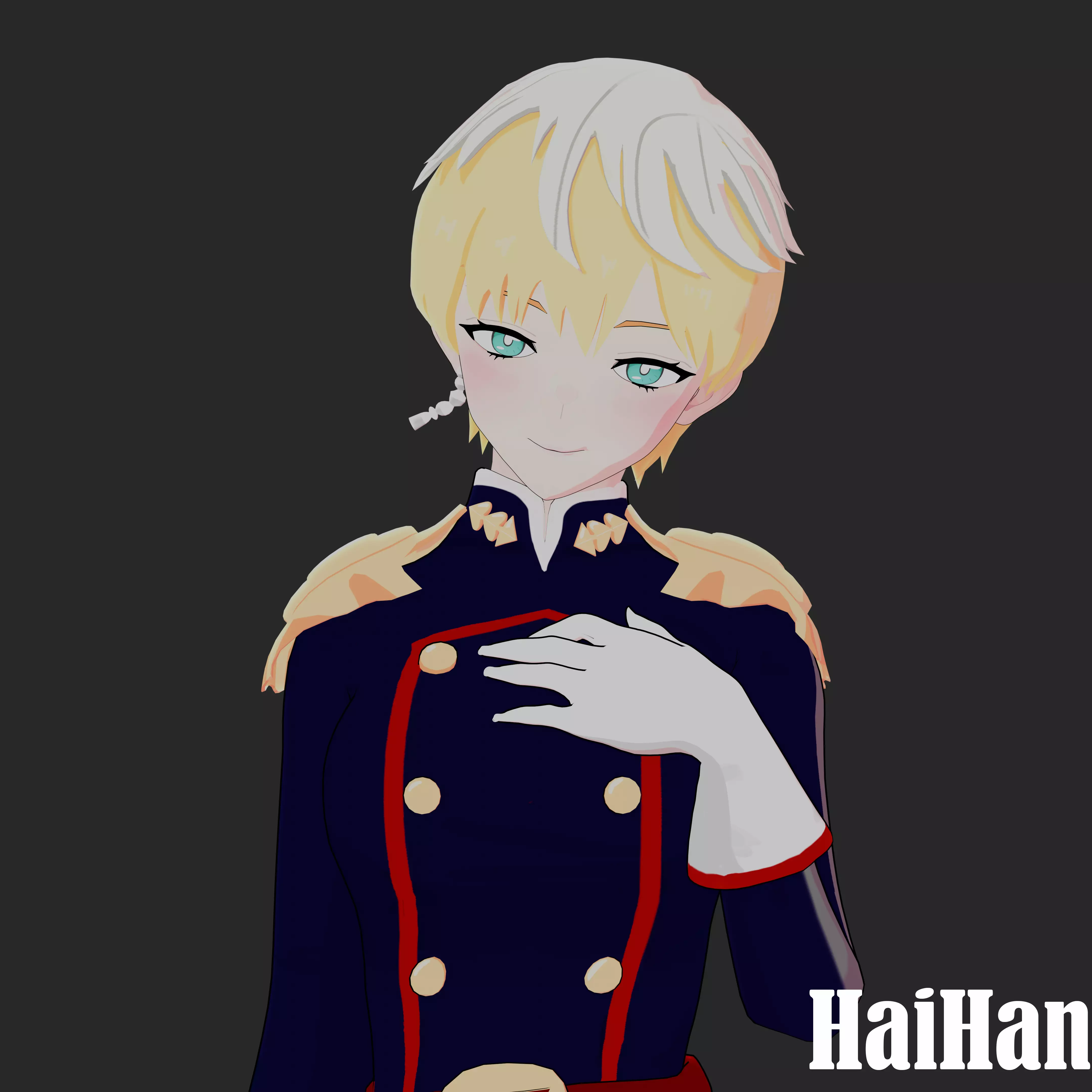 Chained Soldier - Tenka Izumo 3D model