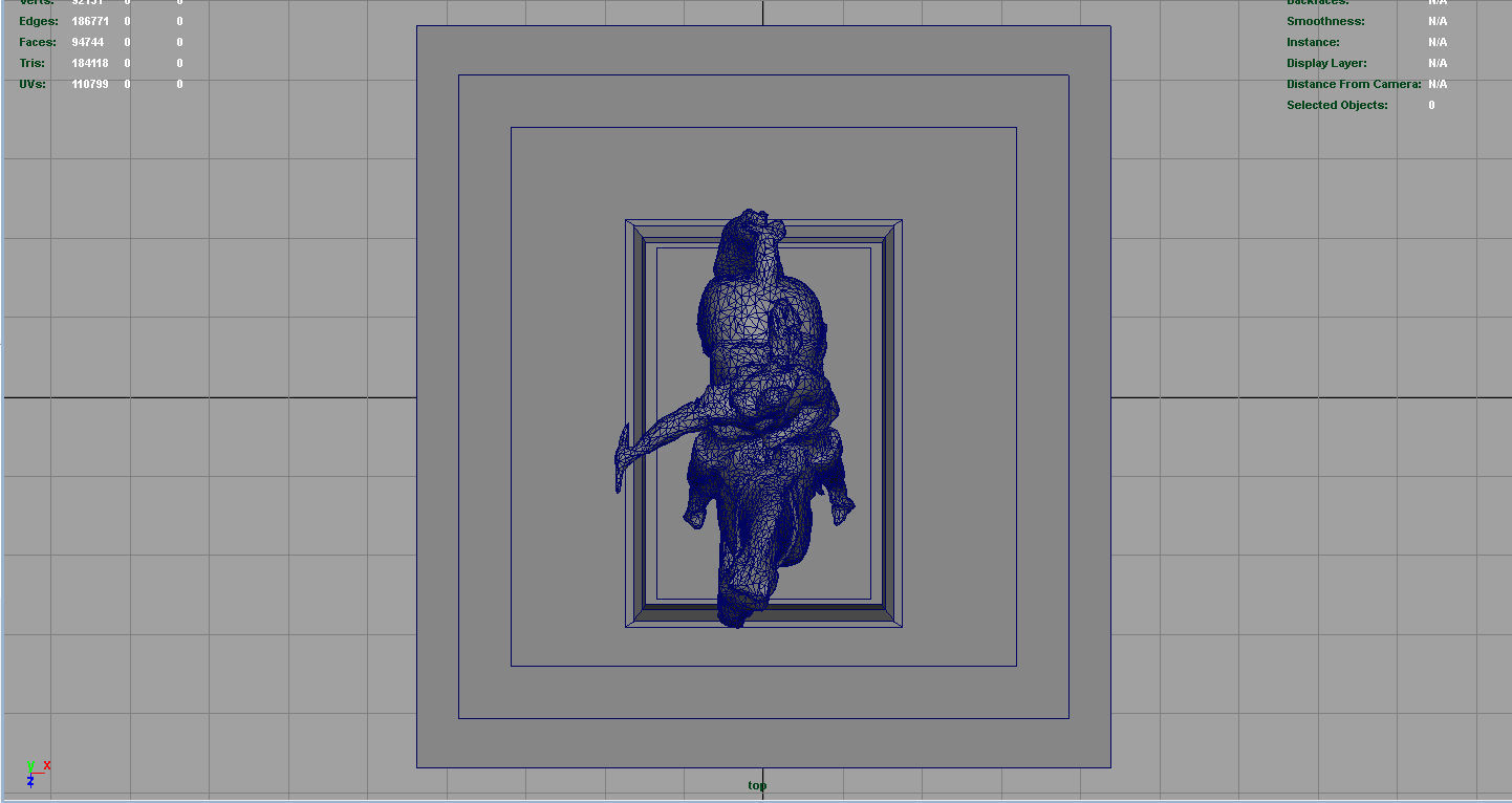 Equestrian statue of Louis XIV 3D model_10