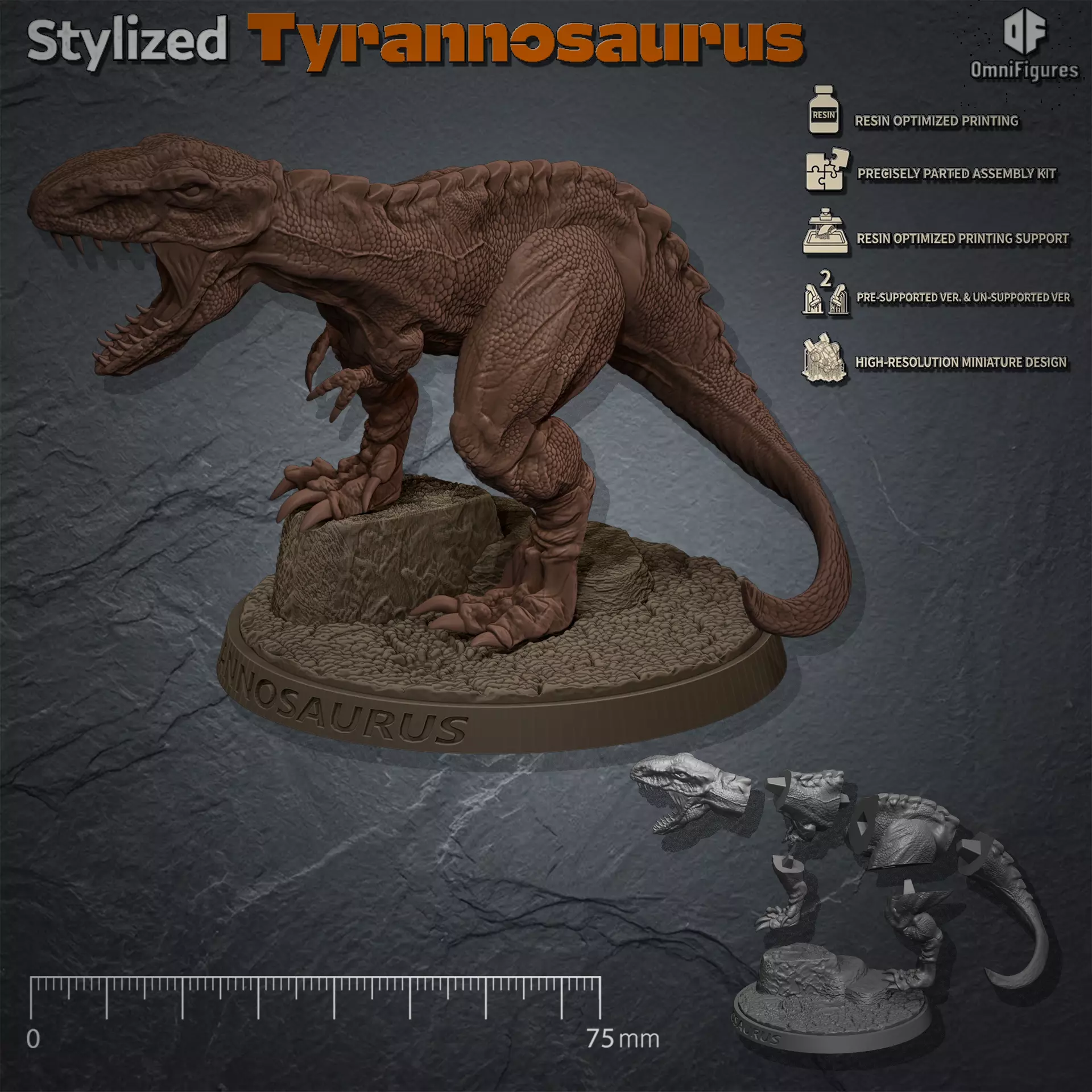 Tyrannosaurus Free 3D print model