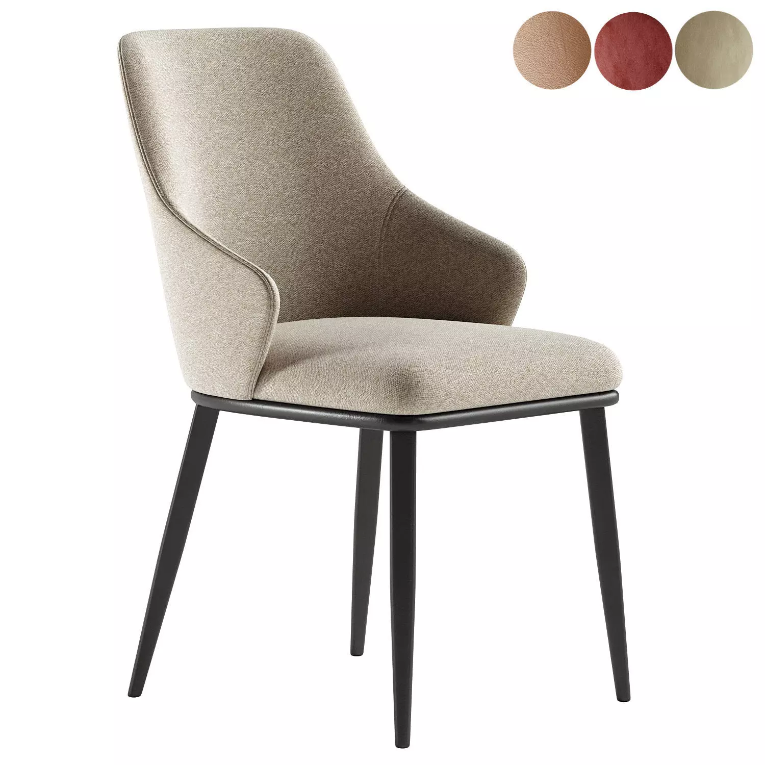 Kash Dining Chair 3D model