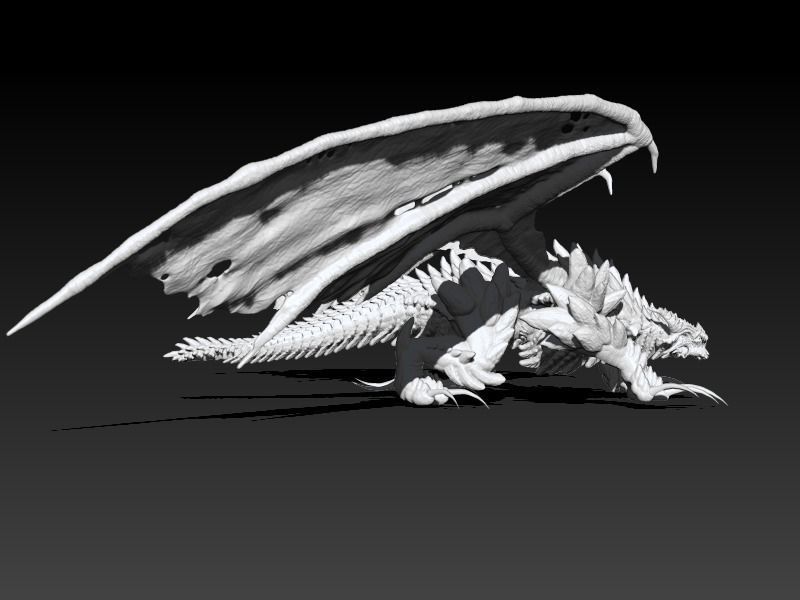 Salamander The Great 3D model_2