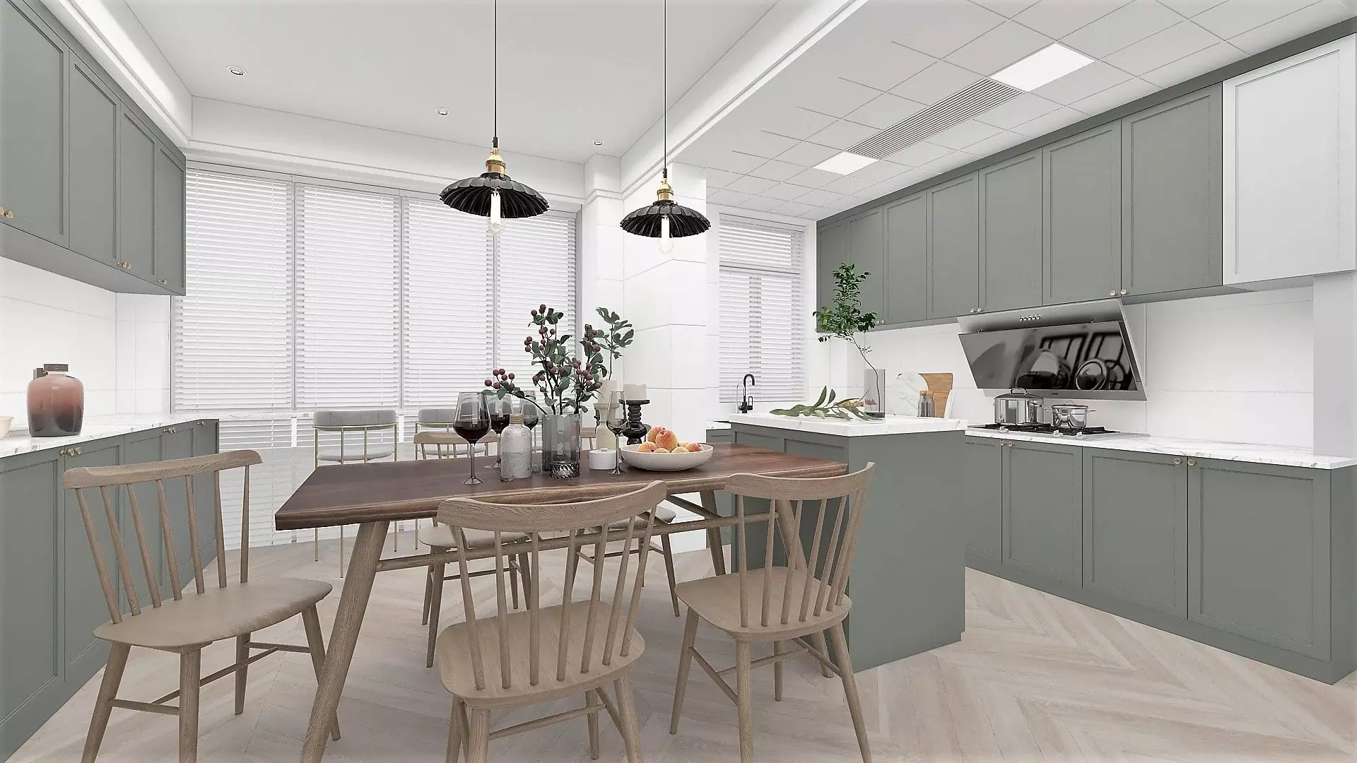 Full Kitchen Design 3D model