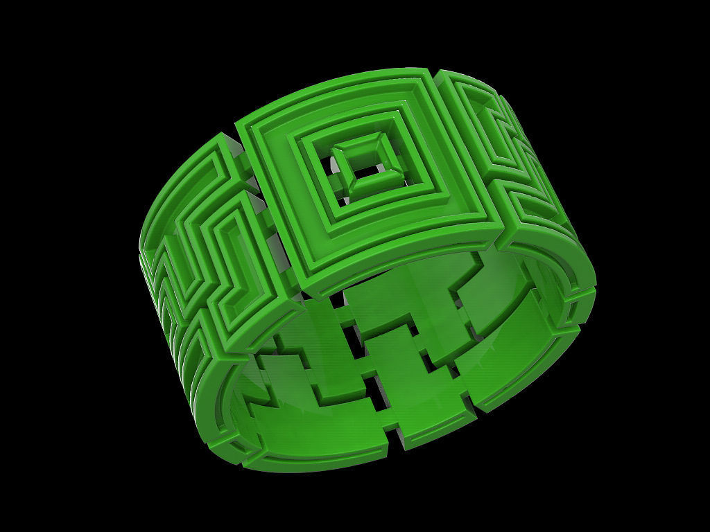 Ring with princess 3D print model_2