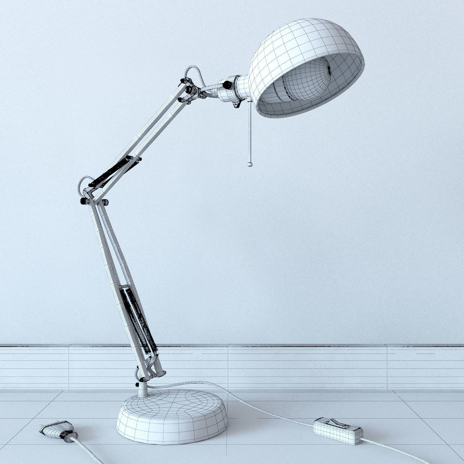 3d Model Forsa Desk Lamp Cgtrader Forsa Desk Lamp 3d Model Max Obj Fbx Mat 2