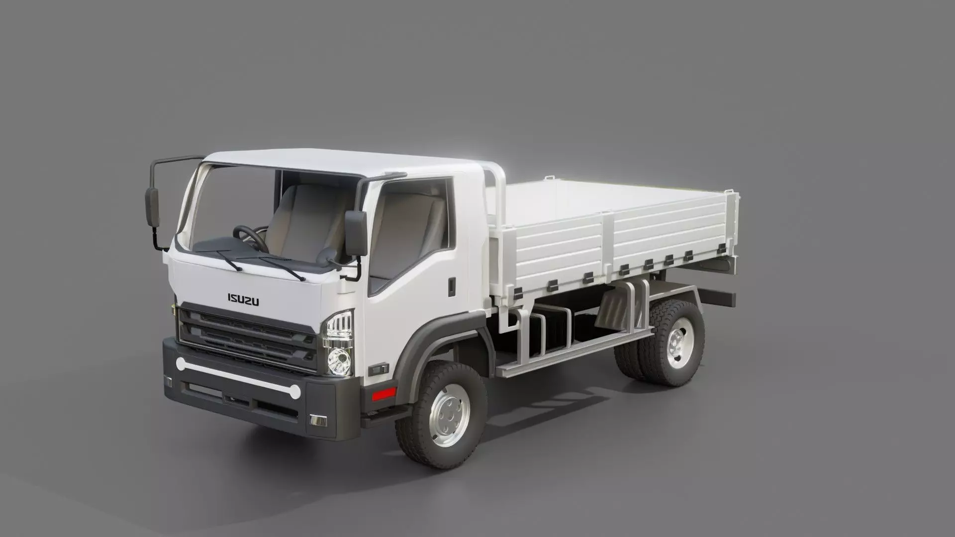 Isuzu FVZ Flatbed Truck 3D model